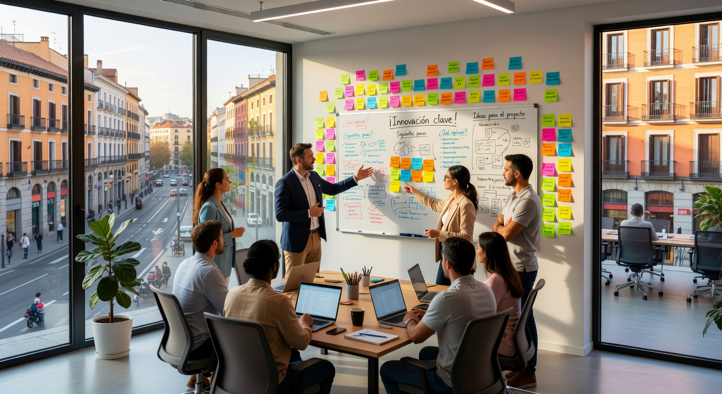 Oficina en ciudad española - Brainstorming